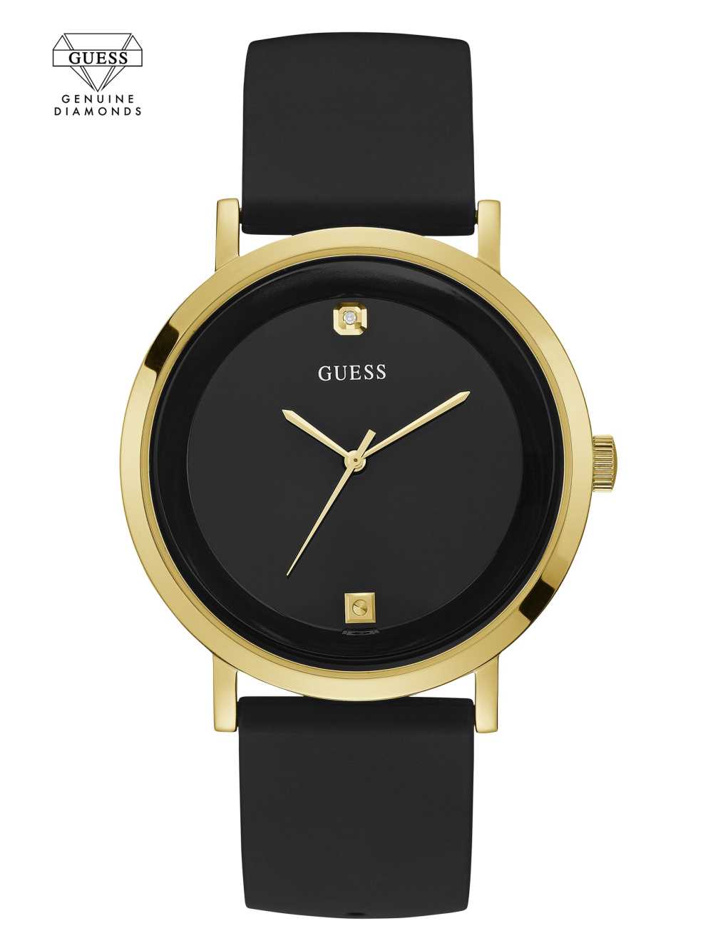 Black Men\'s Guess Black And Gold-Tone Analog Watches Australia Sale | 590TQZXMN