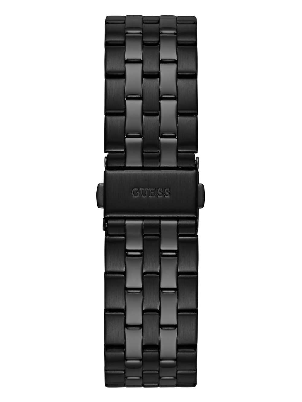 Black Men's Guess Black Multifunction Watches Australia Sale | 542LOBYKE