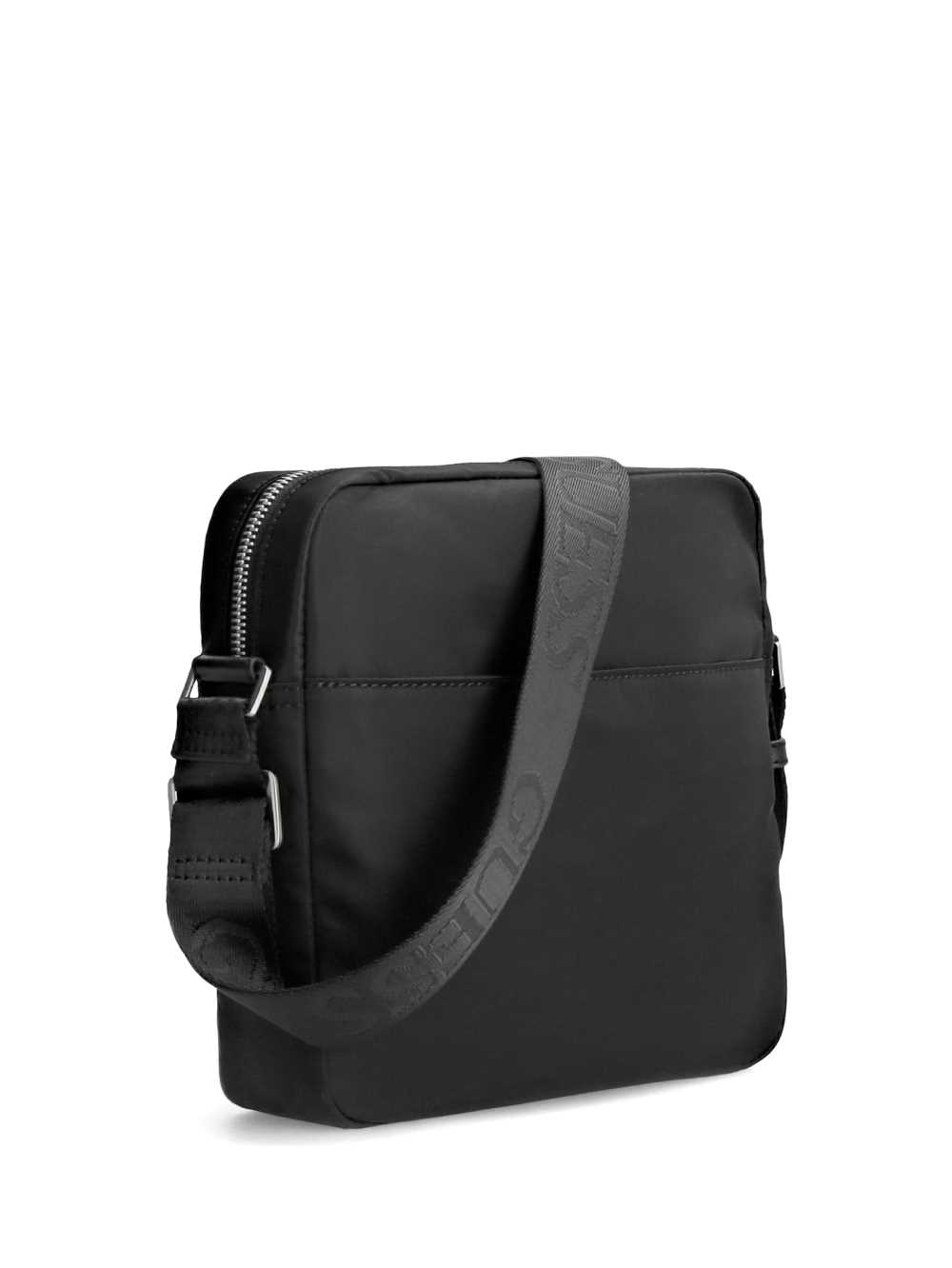 Black Men's Guess Certosa Flat Crossbody Bags Australia Sale | 420TDLMJN