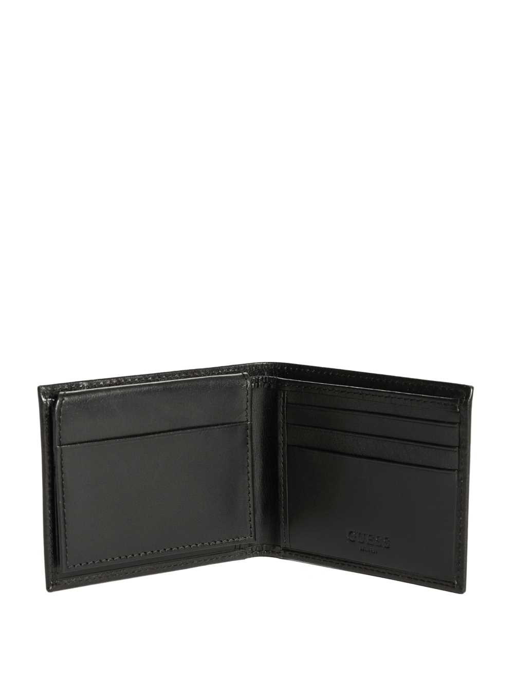 Black Men's Guess Chavez Passcase Wallets Australia Sale | 907RGHEMP