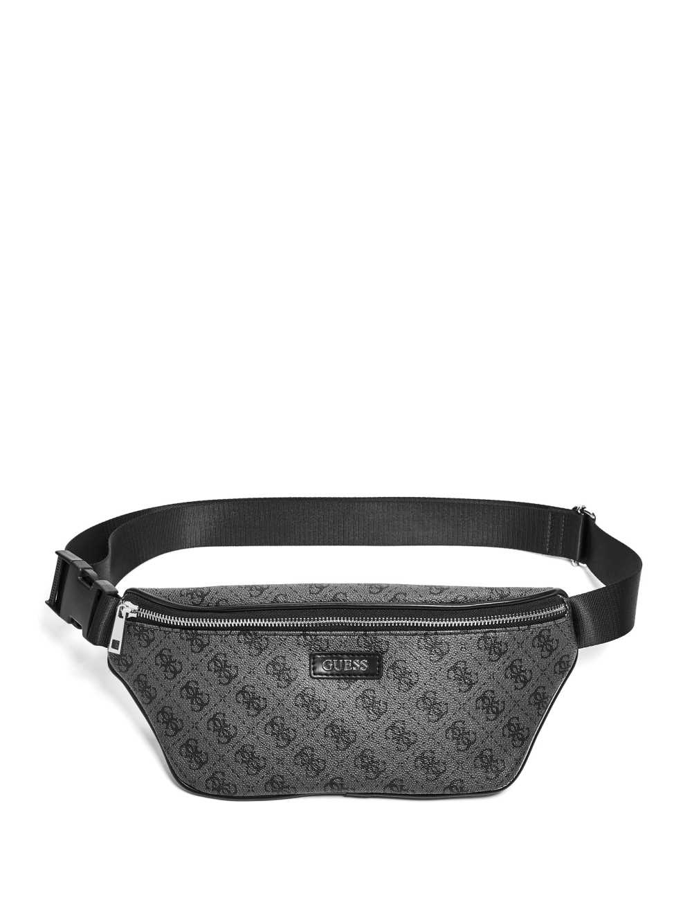 Black Men\'s Guess Don Logo-Print Belt Bags Australia Sale | 195LKJOIQ