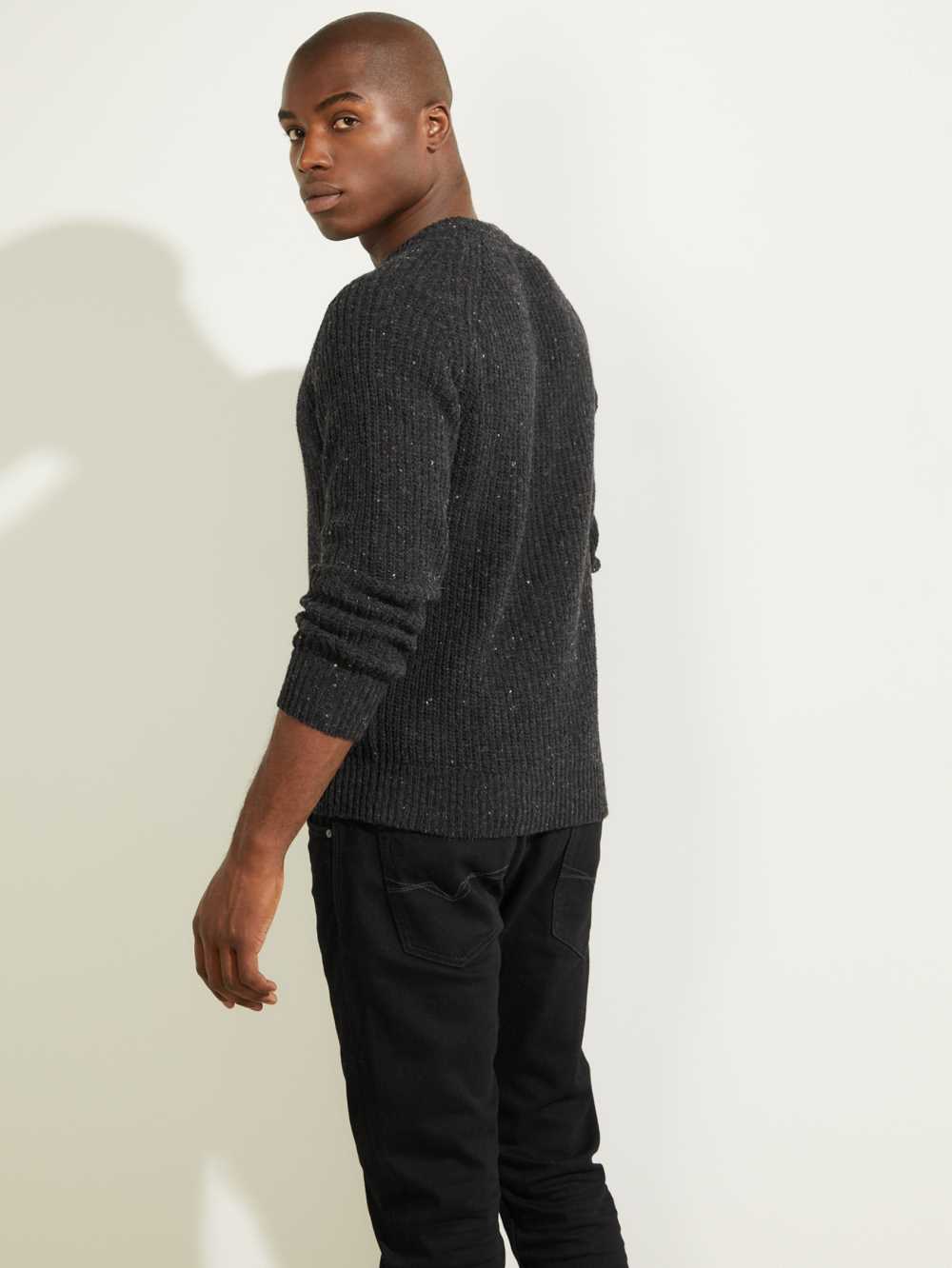 Black Men's Guess Lester Hunter Jumper Sweaters Australia Sale | 216VWNEKB