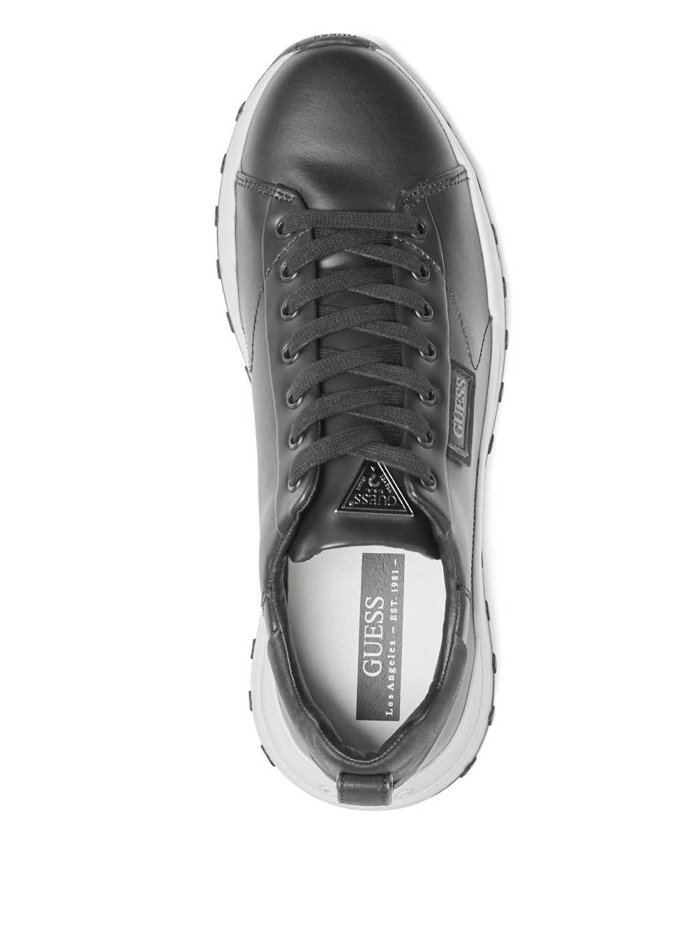 Black Men's Guess Luca Sneakers Australia Sale | 375GLBWCQ