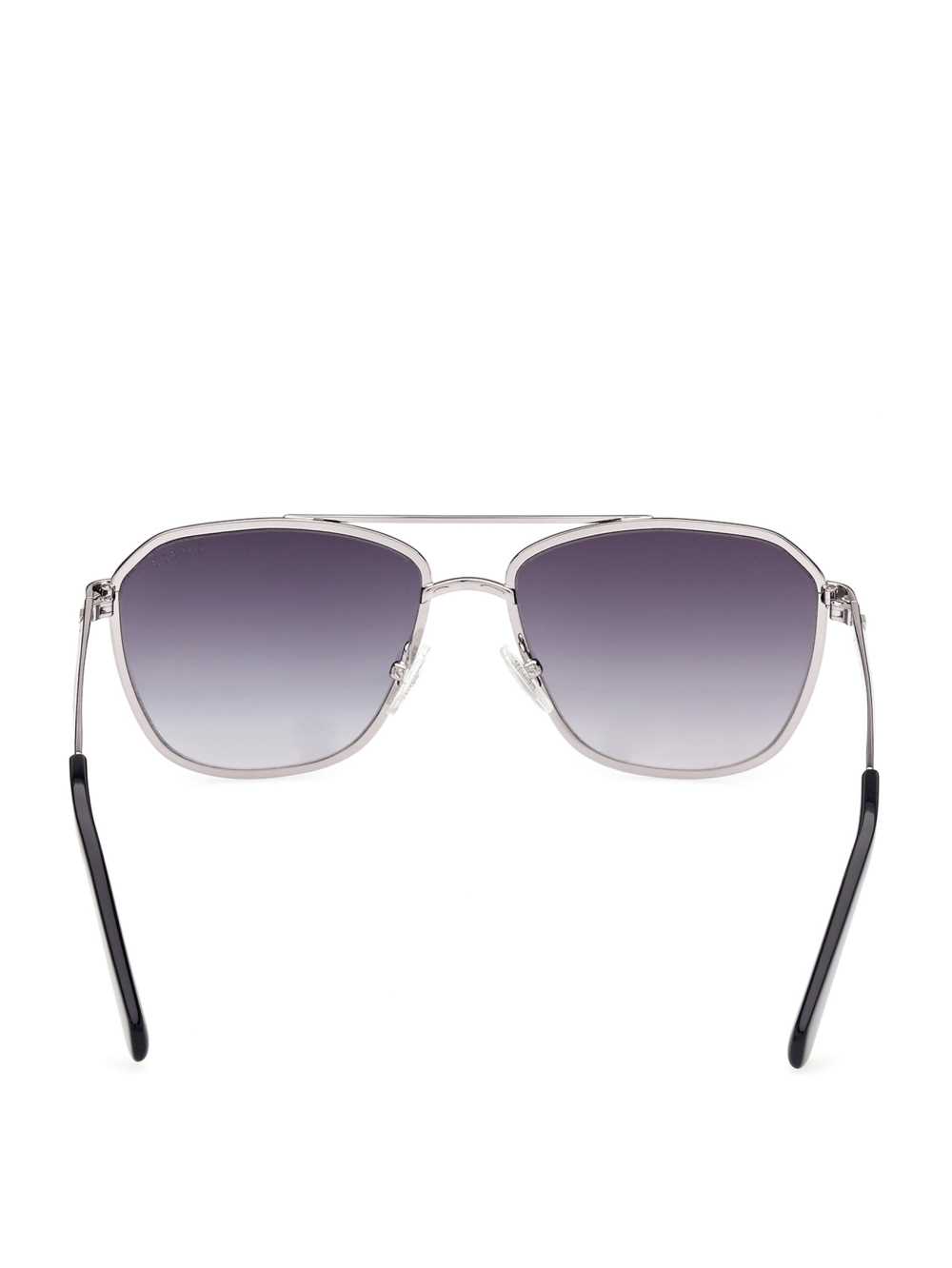 Black Men's Guess Navigator Metal Sunglasses Australia Sale | 472BKCPWH