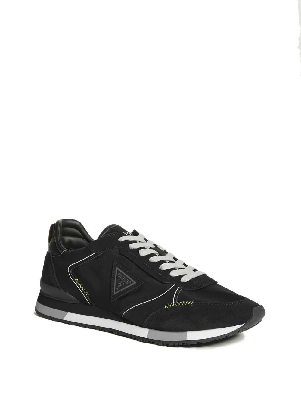 Black Men\'s Guess New Glory Sneakers Australia Sale | 127ZJWGXL