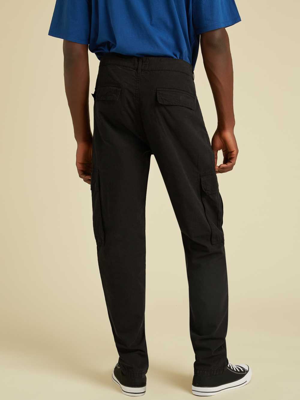 Black Men's Guess Originals Kit Cargo Pants Australia Sale | 940NVXPBY