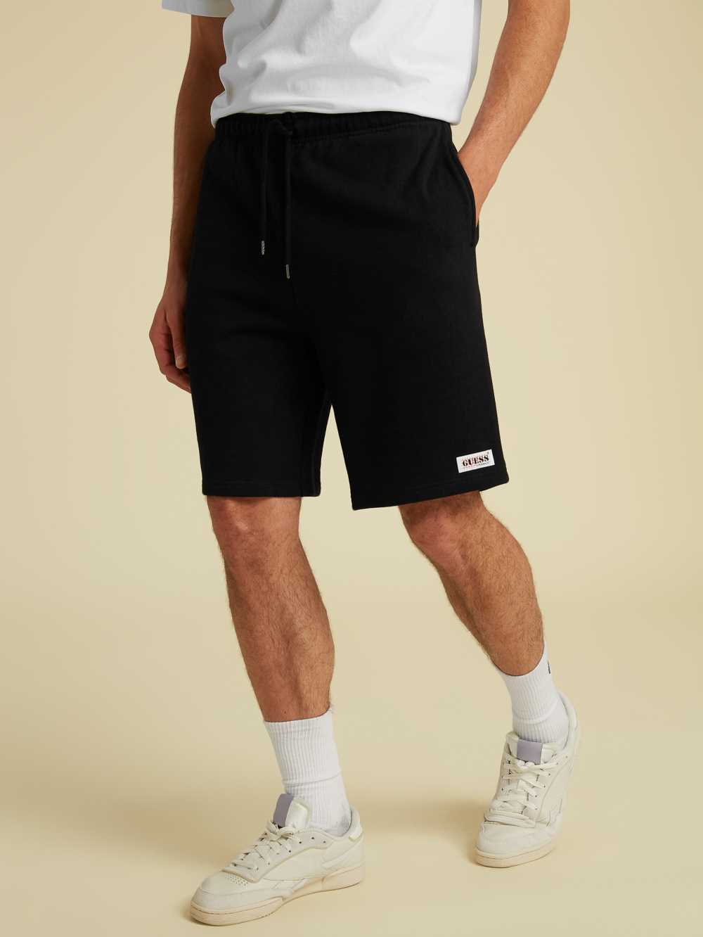 Black Men\'s Guess Originals Kit Shorts Australia Sale | 357RKNQCG