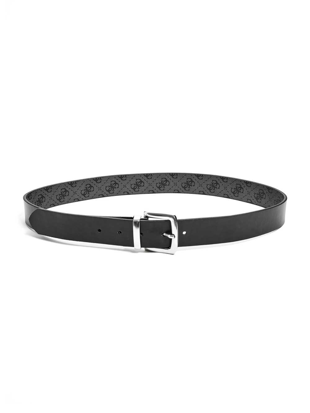 Black Men's Guess Reversible Belts Australia Sale | 508ZVNDSP