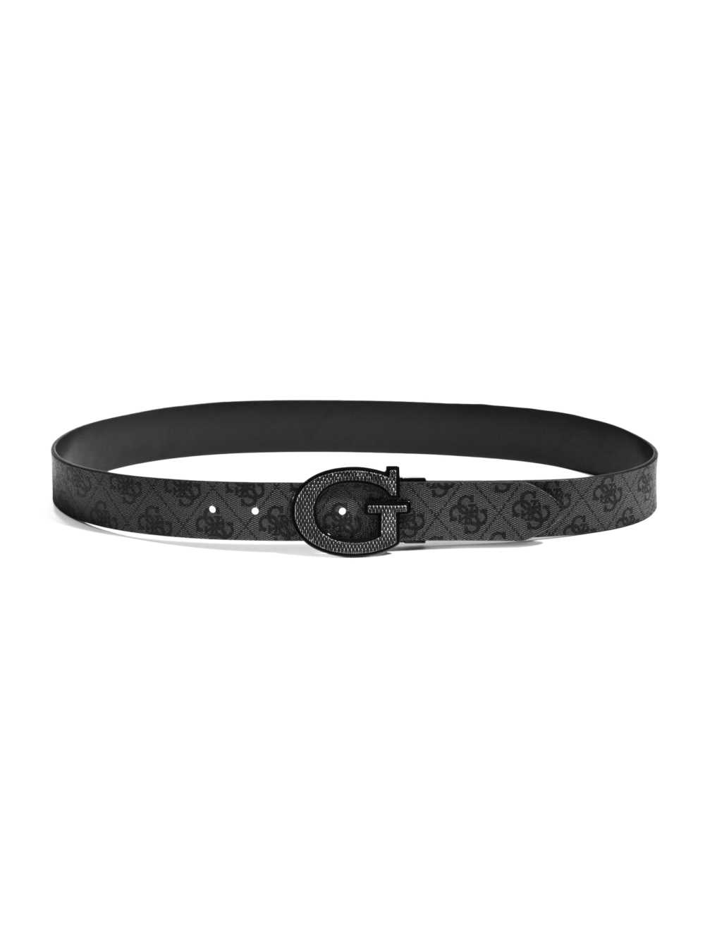 Black Men's Guess Reversible G Logo Buckle Belts Australia Sale | 934ZXDTUH