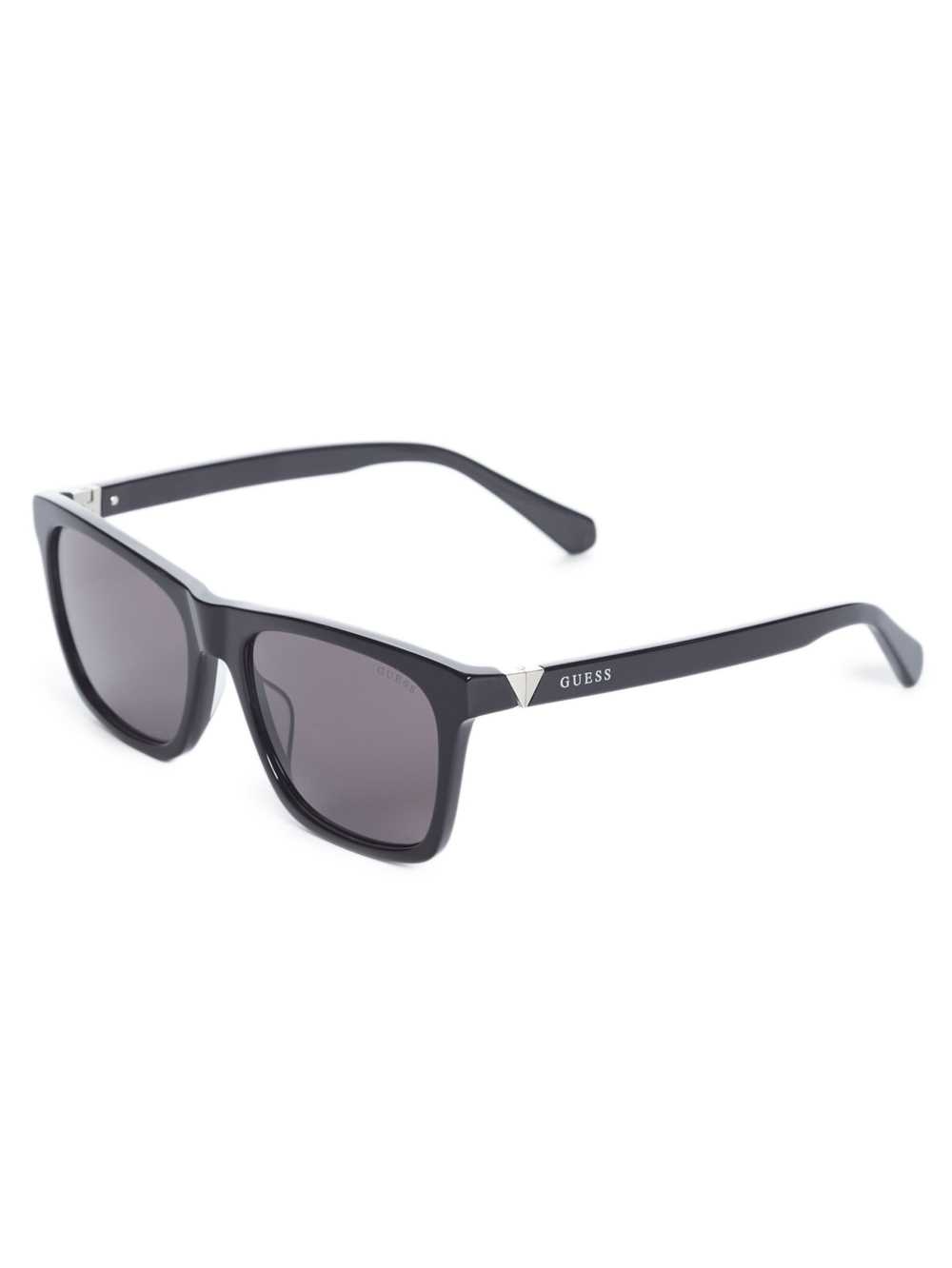 Black Men's Guess Square Sunglasses Australia Sale | 246SWKVQG