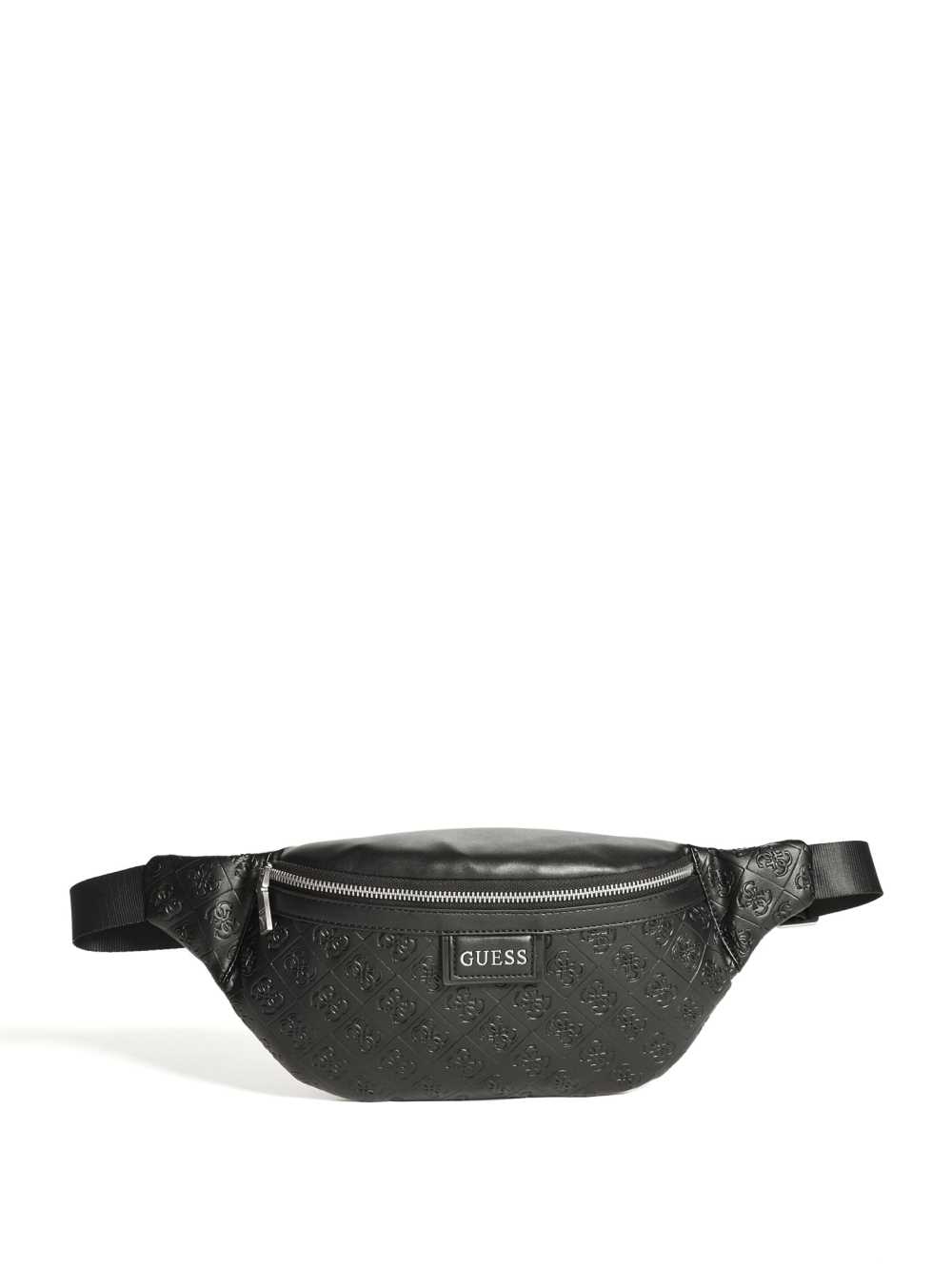 Black Men\'s Guess Vezzola Quattro G Belt Bags Australia Sale | 586AOGRUY