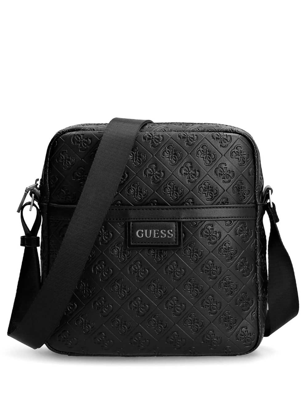 Black Men\'s Guess Vezzola Quattro G Flat Crossbody Bags Australia Sale | 041FZHXOU