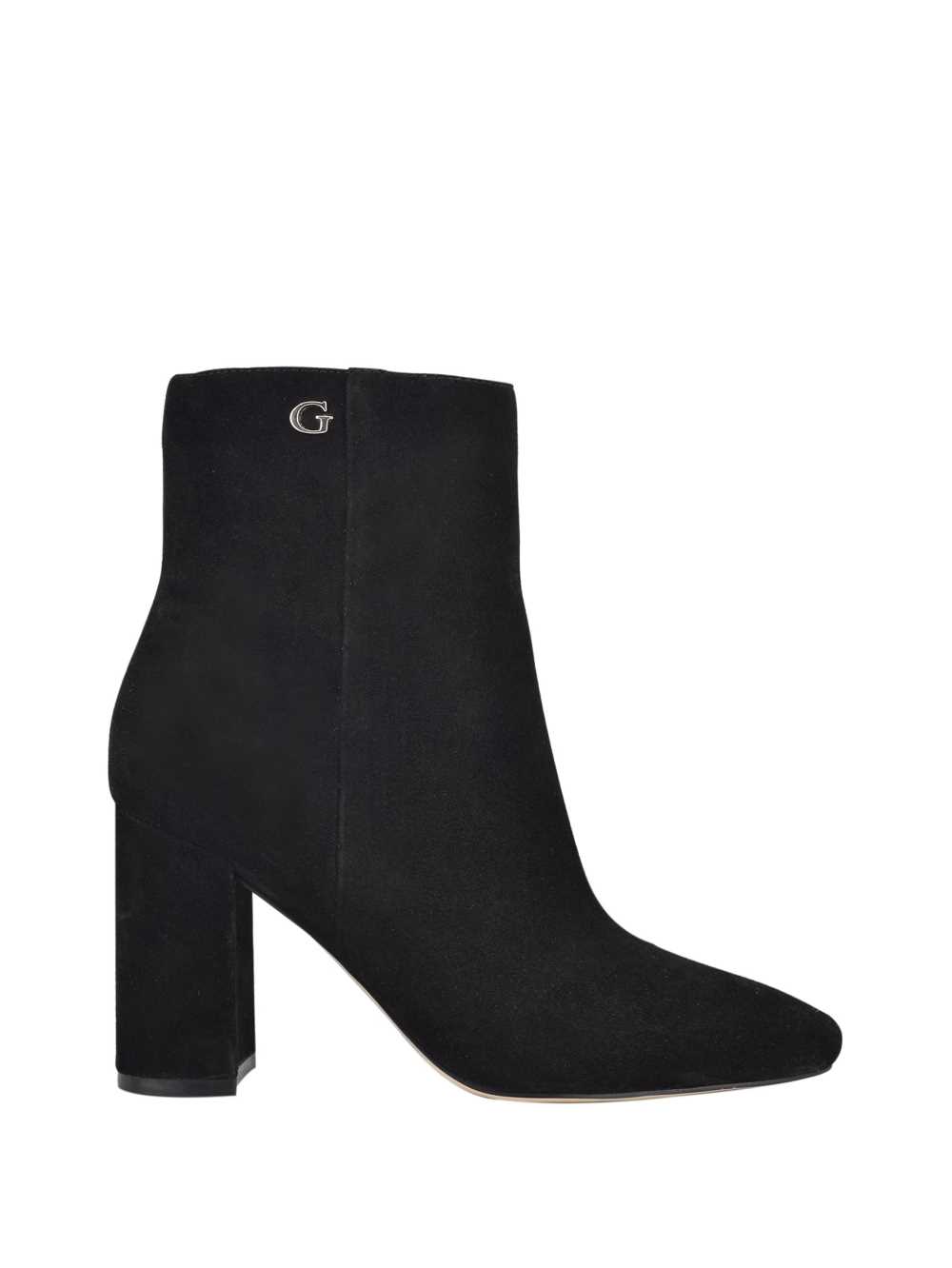 Black Women's Guess Adelia Faux-Suede Ankle Booties Australia Sale | 208RTMLGB