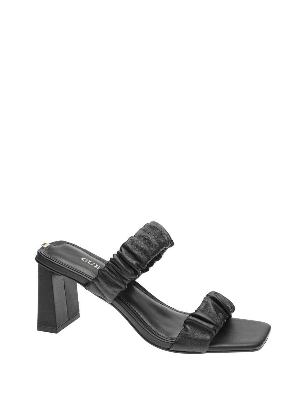 Black Women\'s Guess Aindrea Heeled Mules Heels Shoes Australia Sale | 370ORXUJG