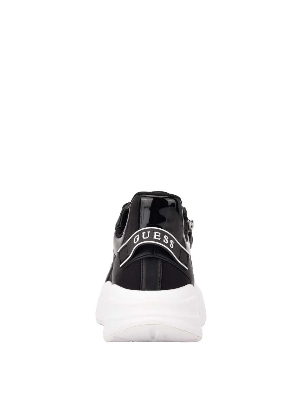 Black Women's Guess Bailian Side-Zip Sneakers Australia Sale | 976YPDEAR