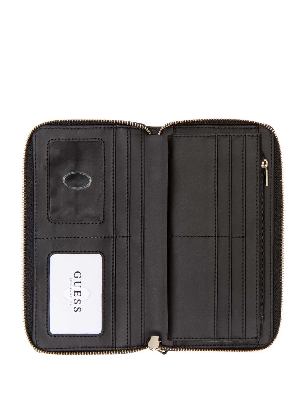 Black Women's Guess Bea Check Organizer Wallets Australia Sale | 420VZAEOL