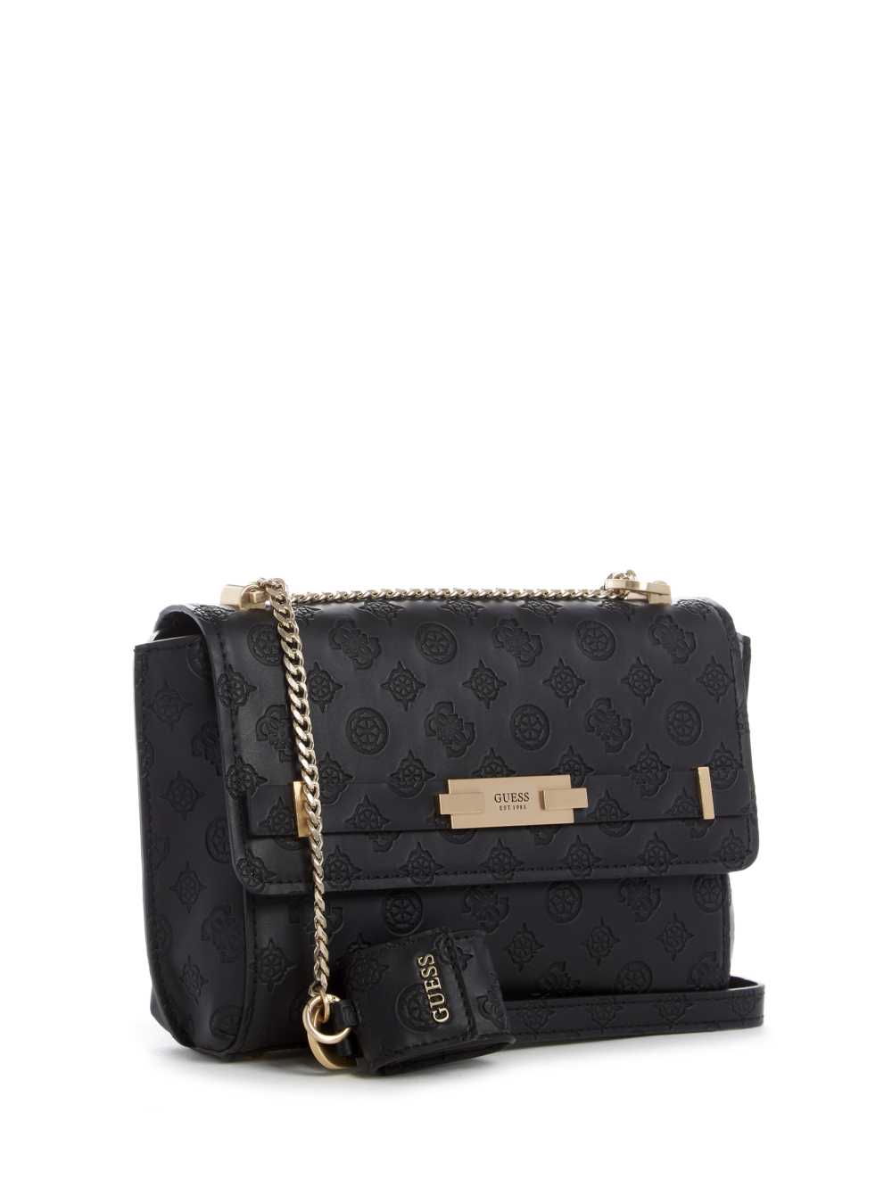 Black Women's Guess Bea Convertible Crossbody Bags Australia Sale | 590EDLVAX