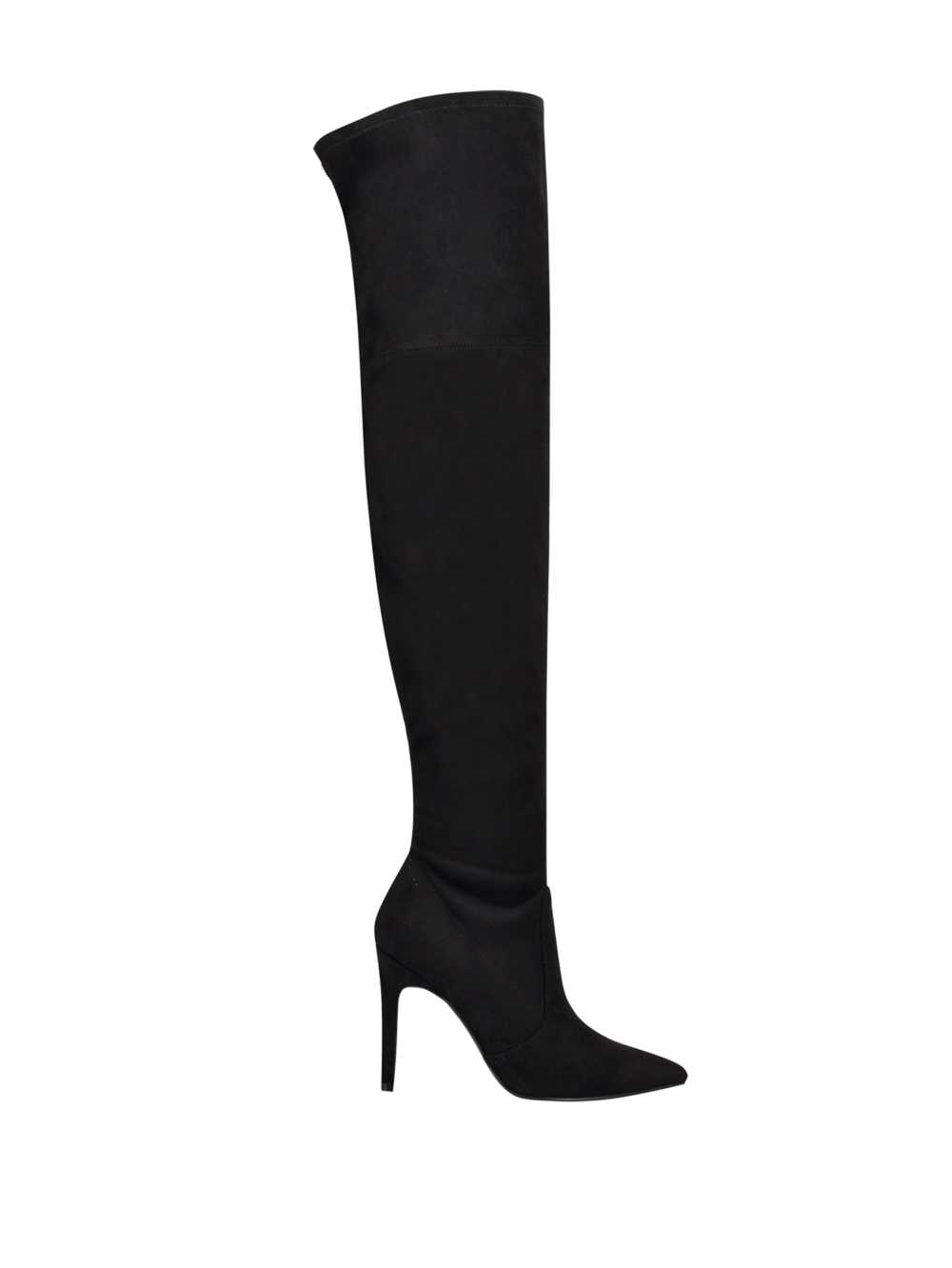 Black Women's Guess Bonis Faux-Suede Over-the-Knee Boots Australia Sale | 934VJRLAX