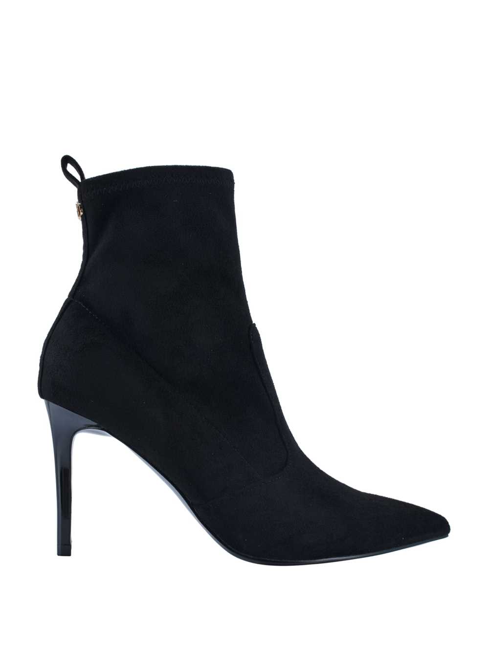 Black Women's Guess Dafina Faux-Suede Sock Booties Australia Sale | 803YTGPJC