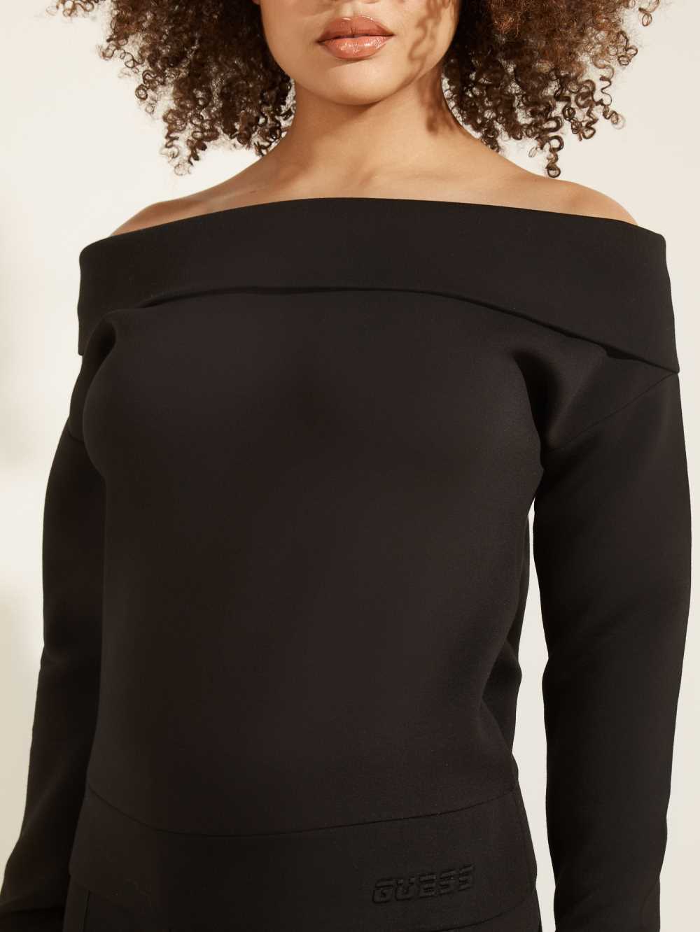 Black Women's Guess Eco Brenda Sweatshirt Australia Sale | 023KUSRVE