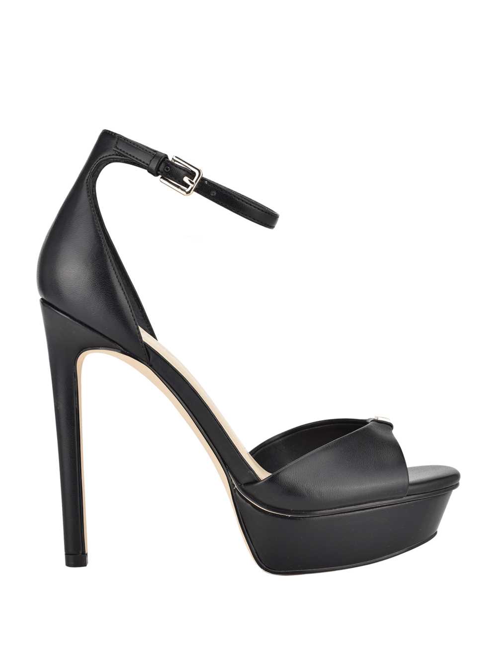 Black Women's Guess Ellsyn Peep-Toe Stilettos Heels Sandals Australia Sale | 357XVFAPW