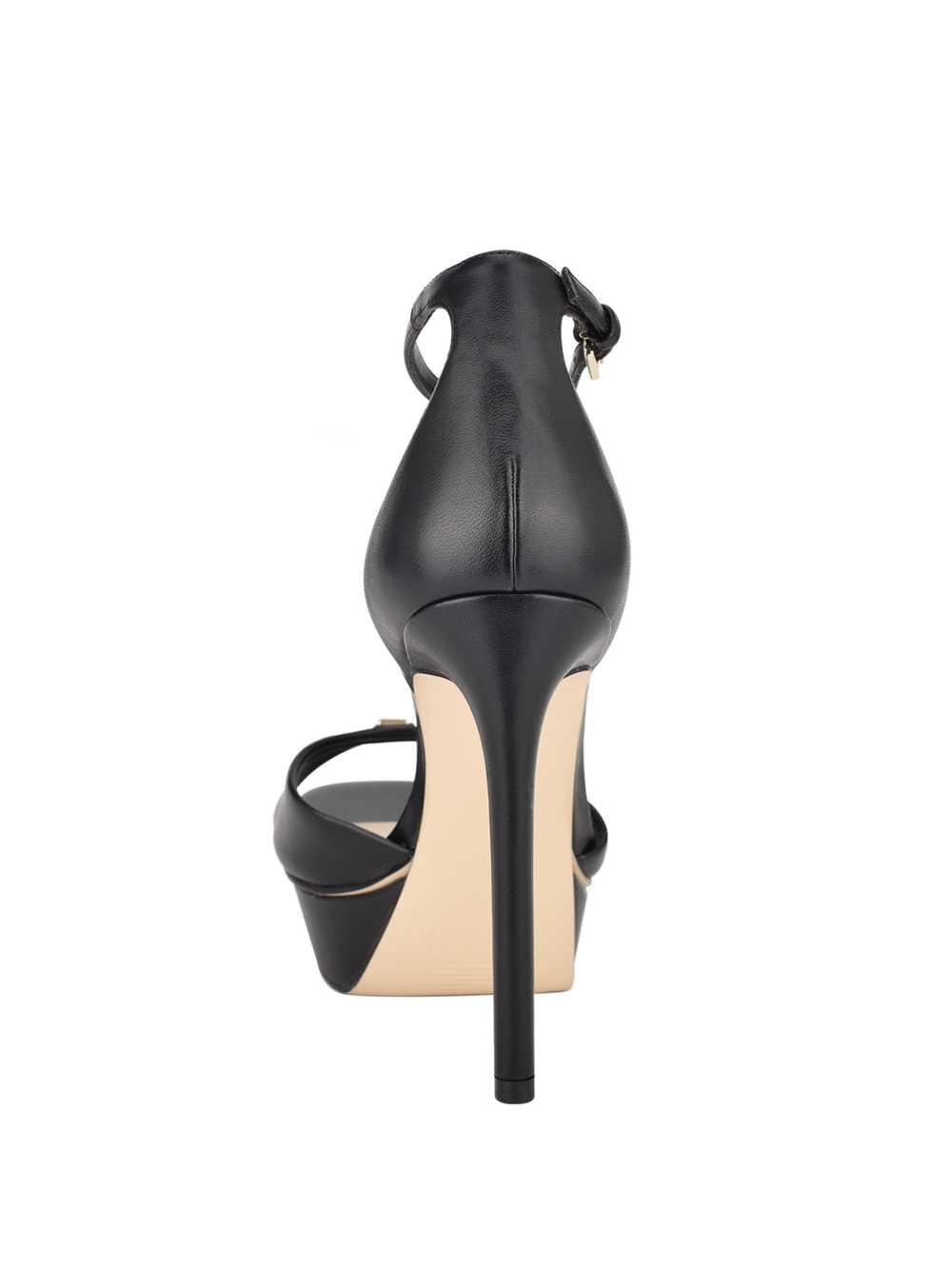 Black Women's Guess Ellsyn Peep-Toe Stilettos Heels Sandals Australia Sale | 357XVFAPW