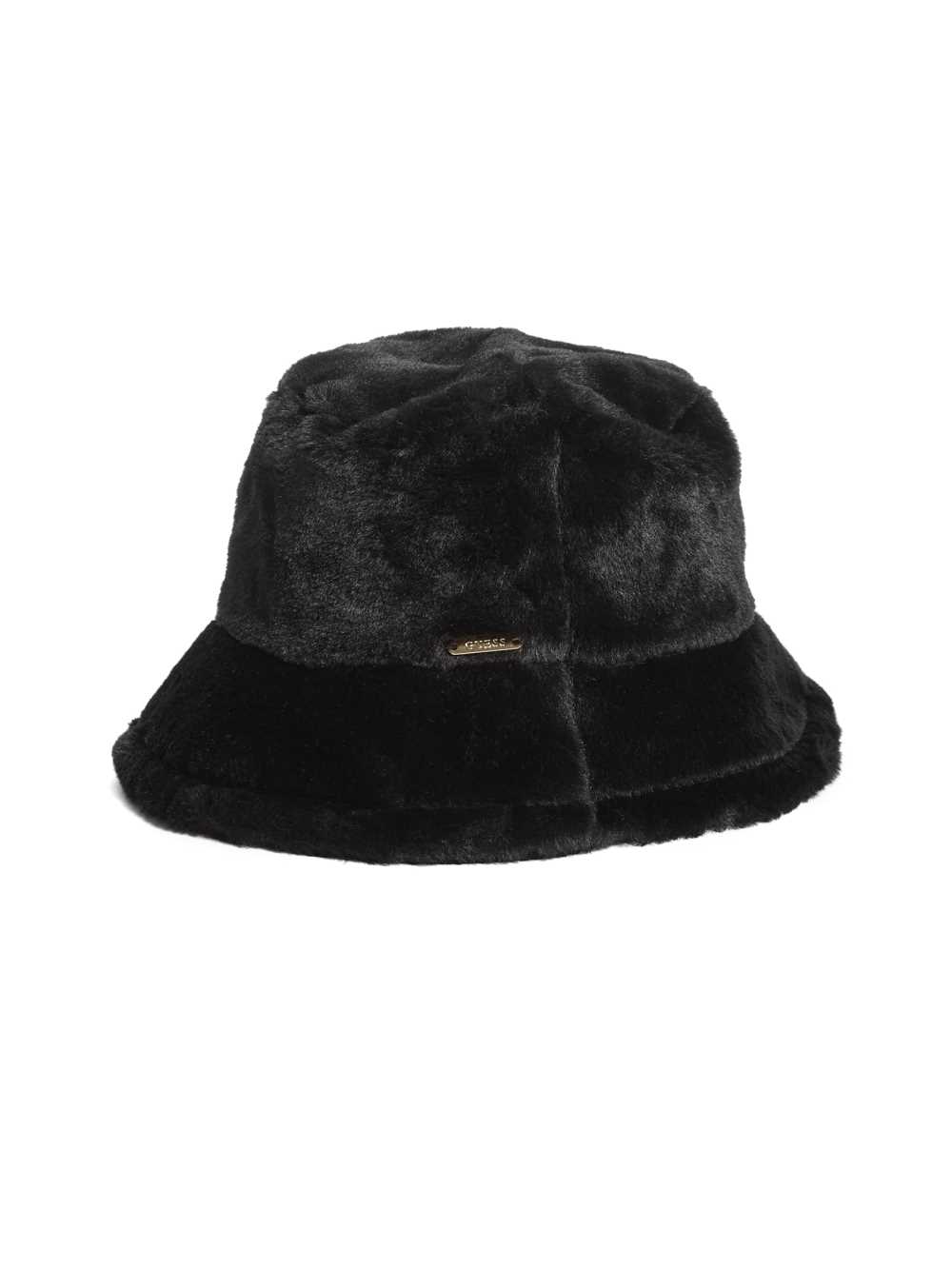 Black Women\'s Guess Faux-Fur Bucket Hats Australia Sale | 579XOKPGW