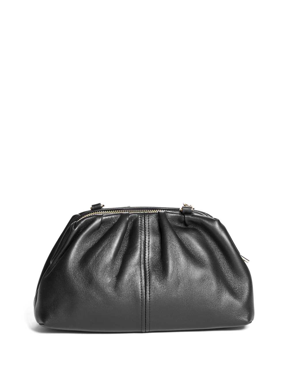 Black Women's Guess Gathered Clutch Handbags Australia Sale | 563WAIHME