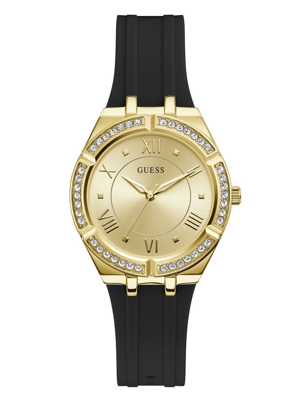 Black Women\'s Guess Gold-Tone And Black Analog Watches Australia Sale | 136TSXEIL