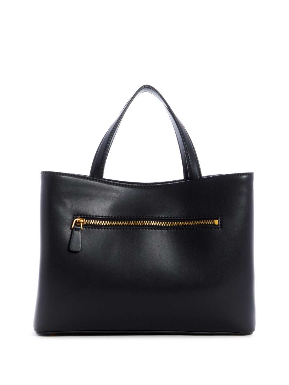 Black Women's Guess Hensely Girlfriend Satchel Bags Australia Sale | 812QIBHYF