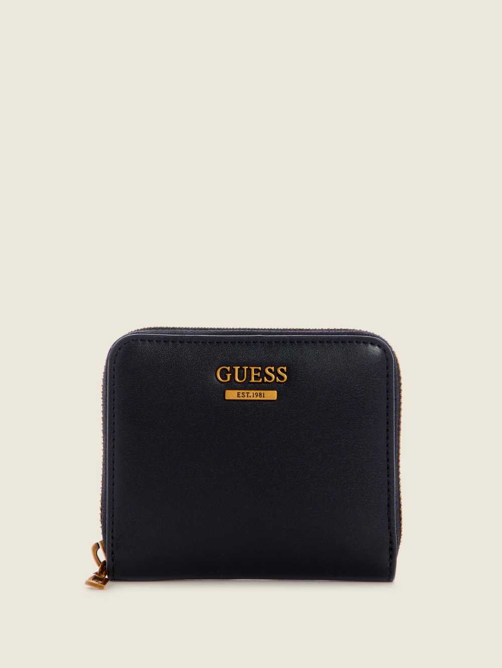 Black Women\'s Guess Hensely Small Zip-Around Wallets Australia Sale | 439ERDATY