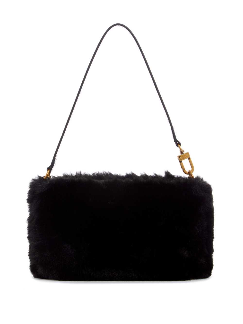 Black Women's Guess Katey Luxe Mini Shoulder Bags Australia Sale | 165LDGRMT