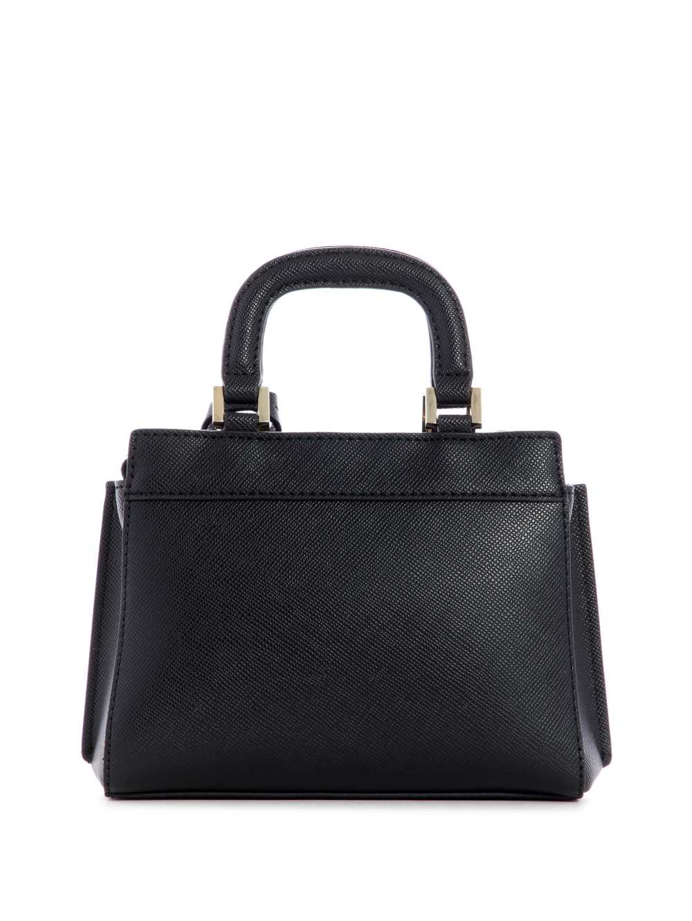 Black Women's Guess Katey Mini Satchel Bags Australia Sale | 287IQDUTX