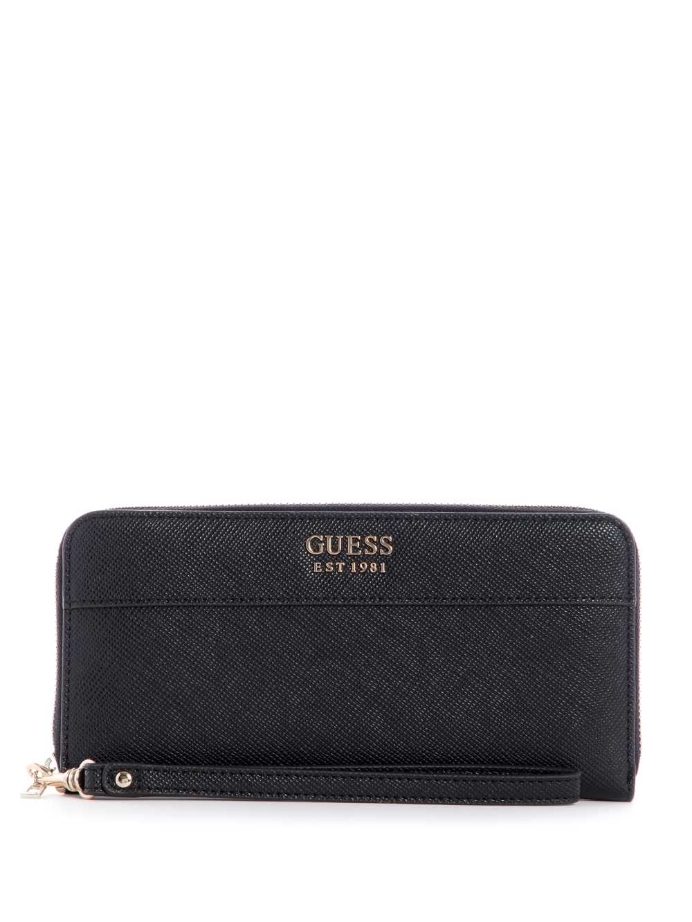 Black Women\'s Guess Katey Zip-Around Wallets Australia Sale | 957VXEMBU