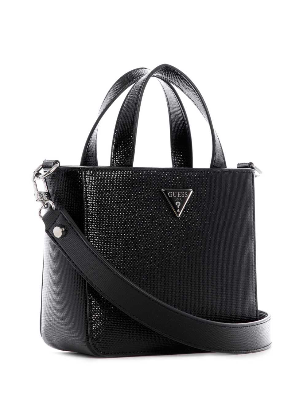 Black Women's Guess Layla Mini Tote Bags Australia Sale | 614UJRVIX