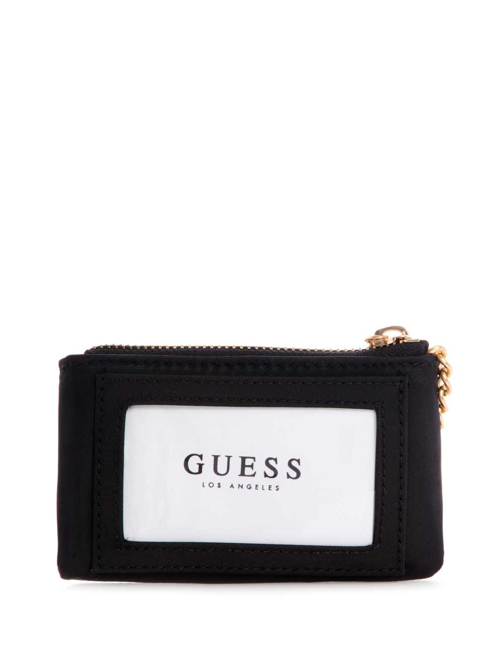 Black Women's Guess Layla Zip Pouch Wallets Australia Sale | 753ZLAJPS