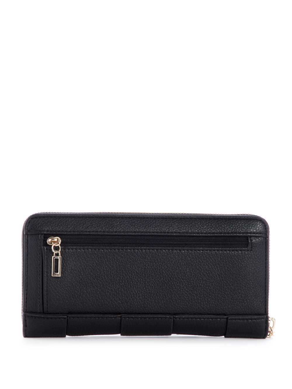 Black Women's Guess Liberty City Zip-Around Wallets Australia Sale | 017MKZLAO