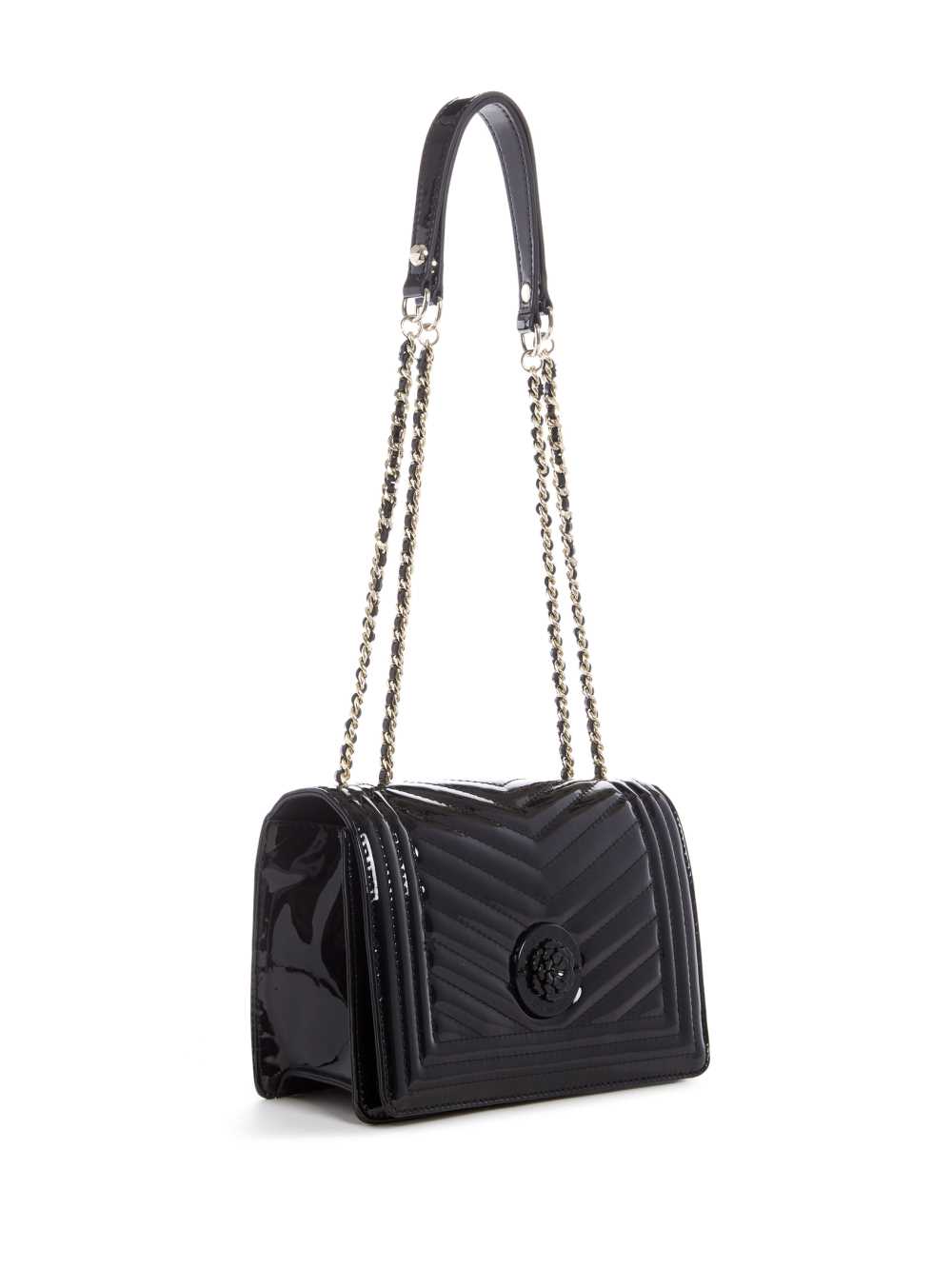 Black Women's Guess Lida Convertible Crossbody Bags Australia Sale | 965DXPQEJ