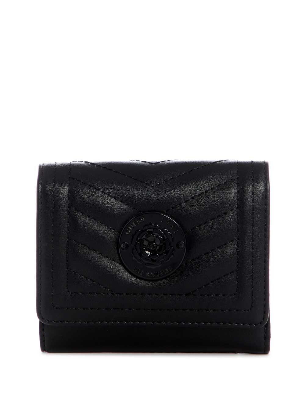 Black Women\'s Guess Lida Trifold Wallets Australia Sale | 349DXGZPB