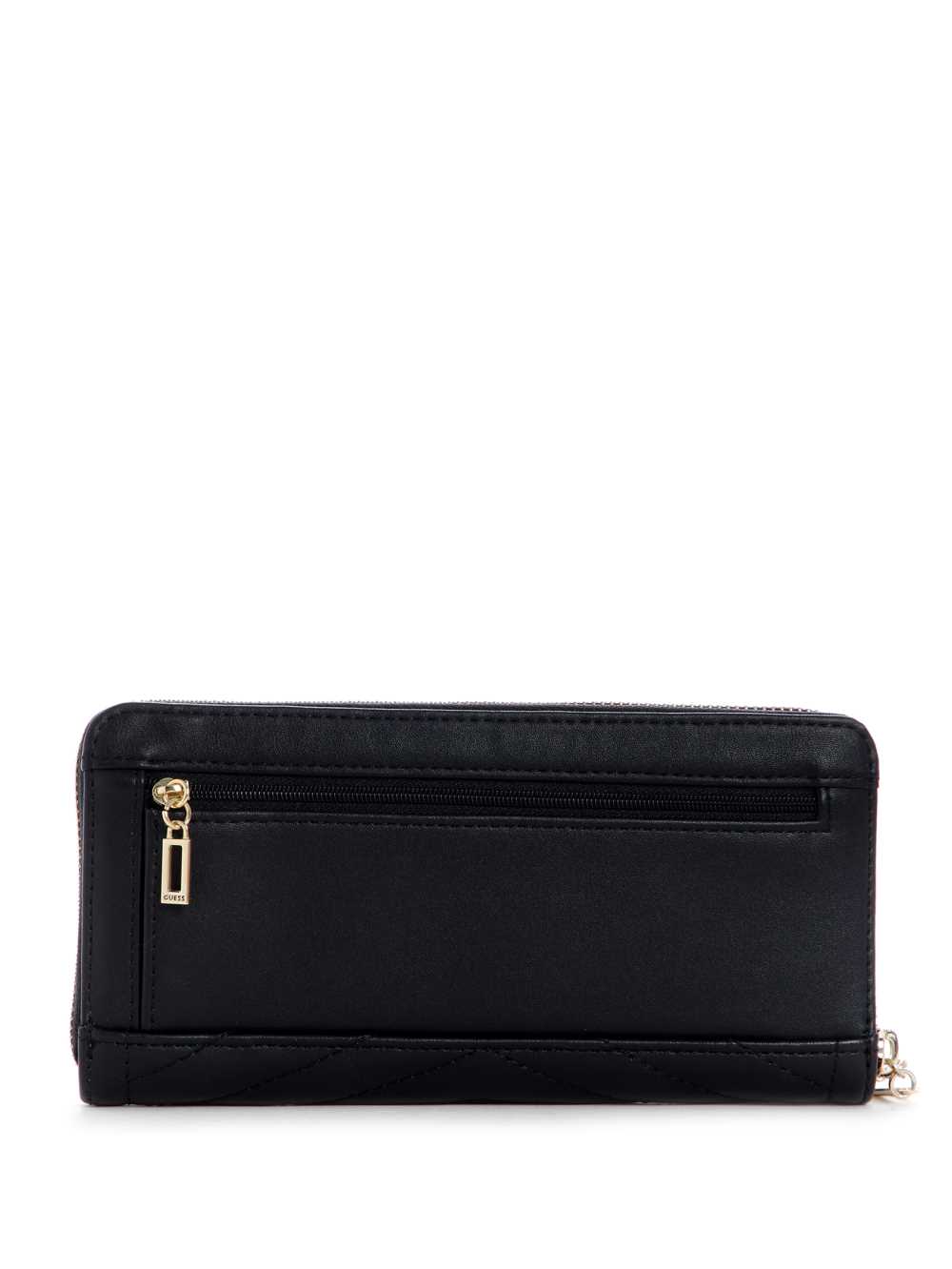 Black Women's Guess Lida Zip-Around Wallets Australia Sale | 814VXAKHI