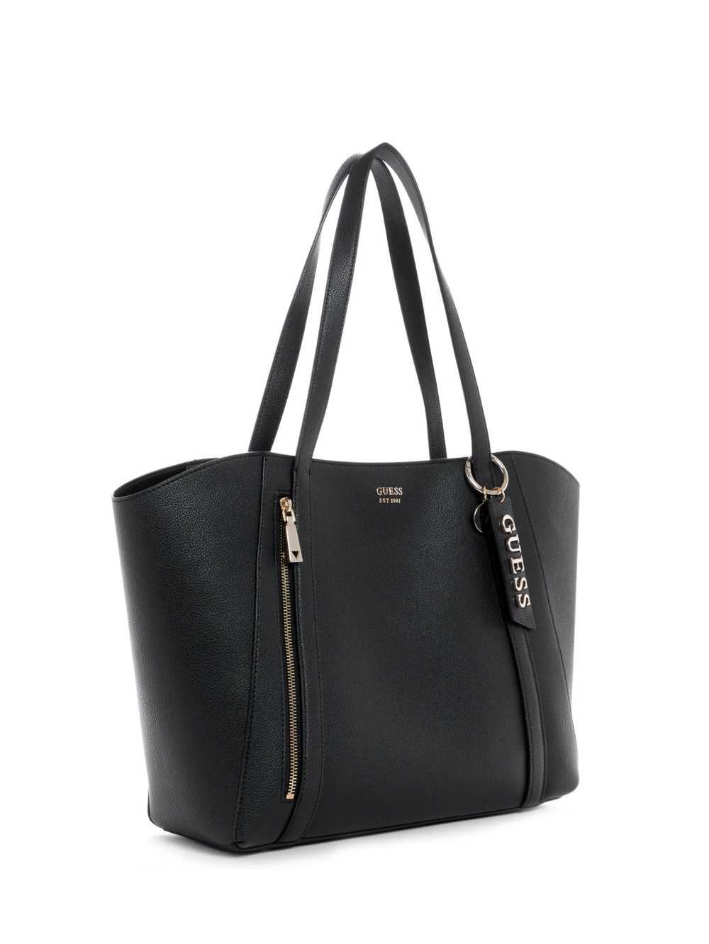 Black Women's Guess Naya Tote Bags Australia Sale | 624IPUEQH