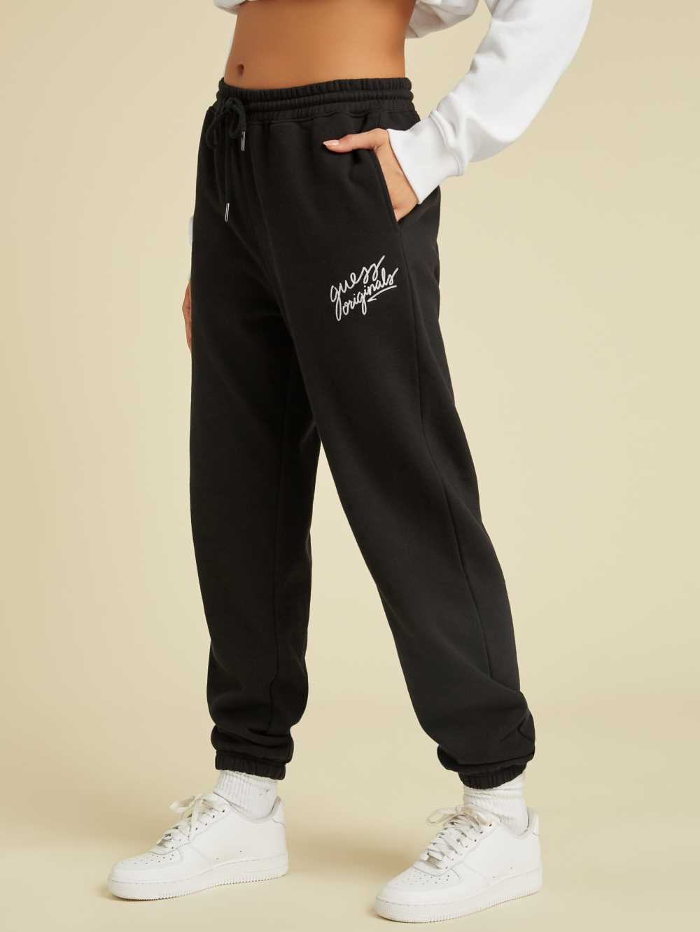 Black Women's Guess Originals Sweatpants Australia Sale | 620BSYOEI