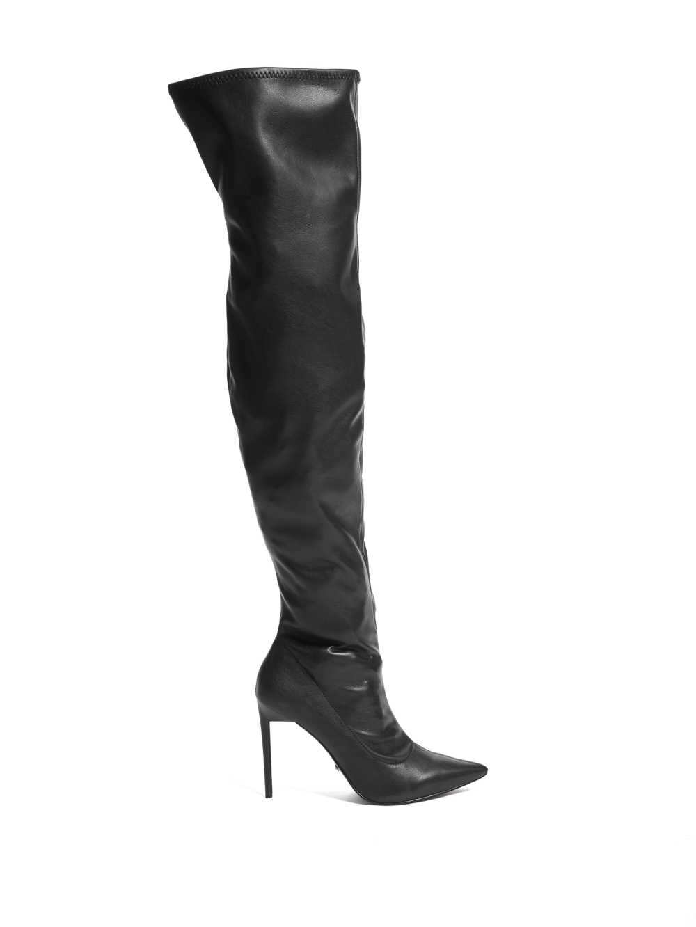 Black Women's Guess Over-the-Knee Heeled Boots Australia Sale | 543UPYEFC