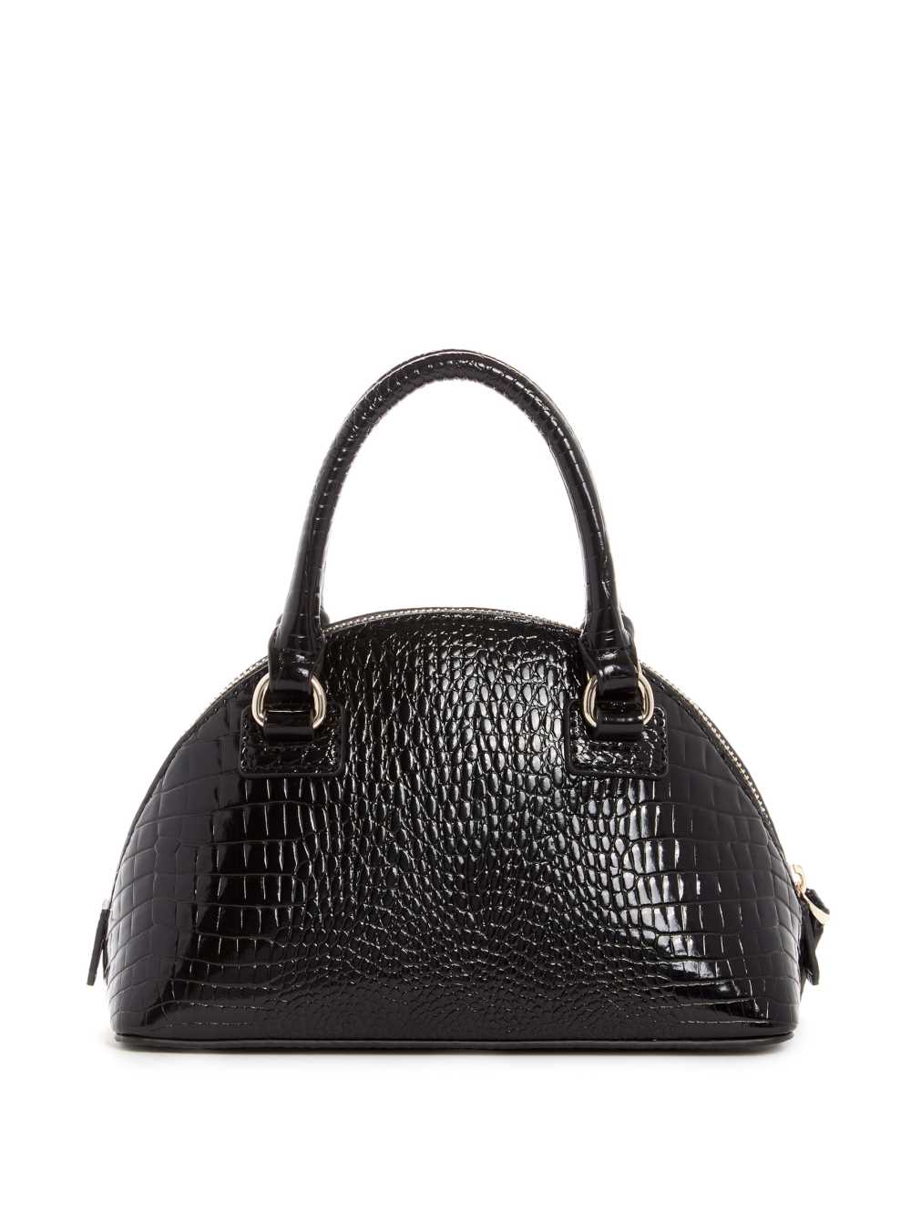 Black Women's Guess Shilah Small Dome Crossbody Bags Australia Sale | 810XWKAGB