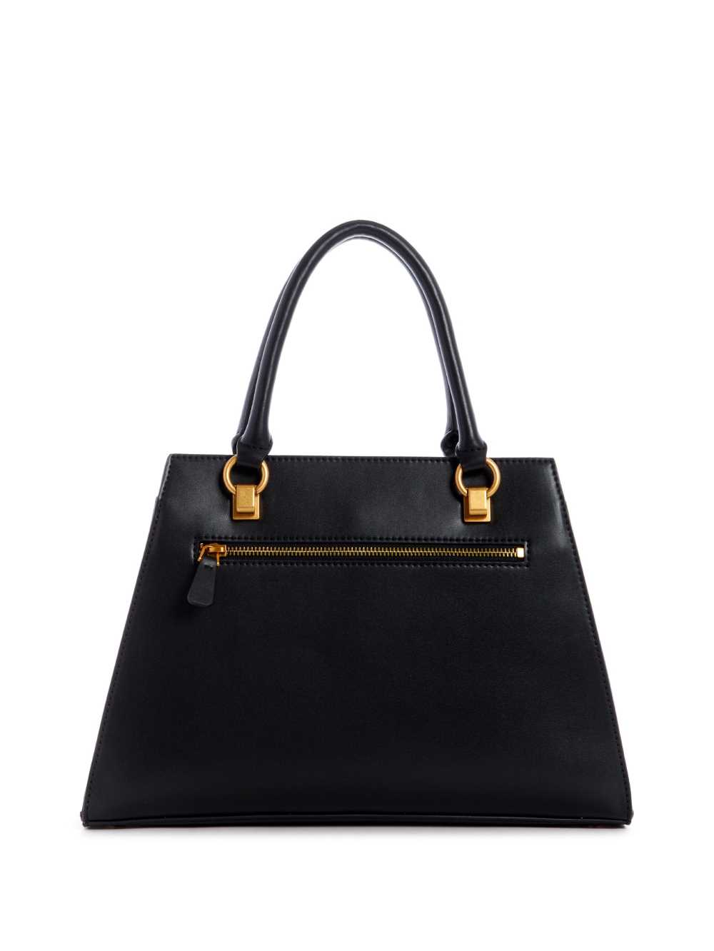 Black Women's Guess Stephi Girlfriend Satchel Bags Australia Sale | 402OEVIJA