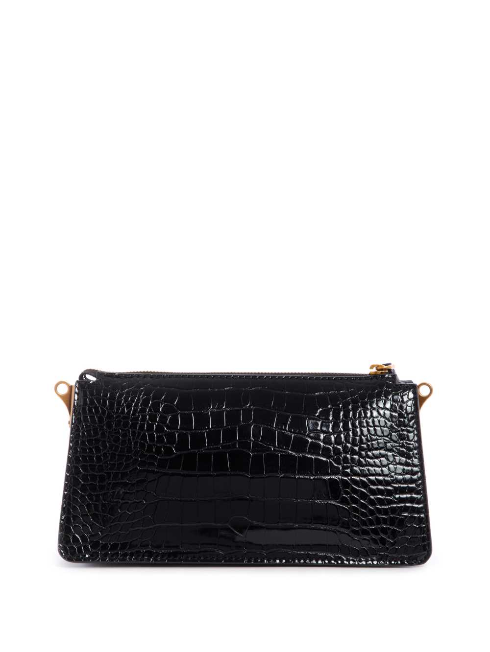 Black Women's Guess Stephi Mini Crossbody Bags Australia Sale | 086RUVIYK