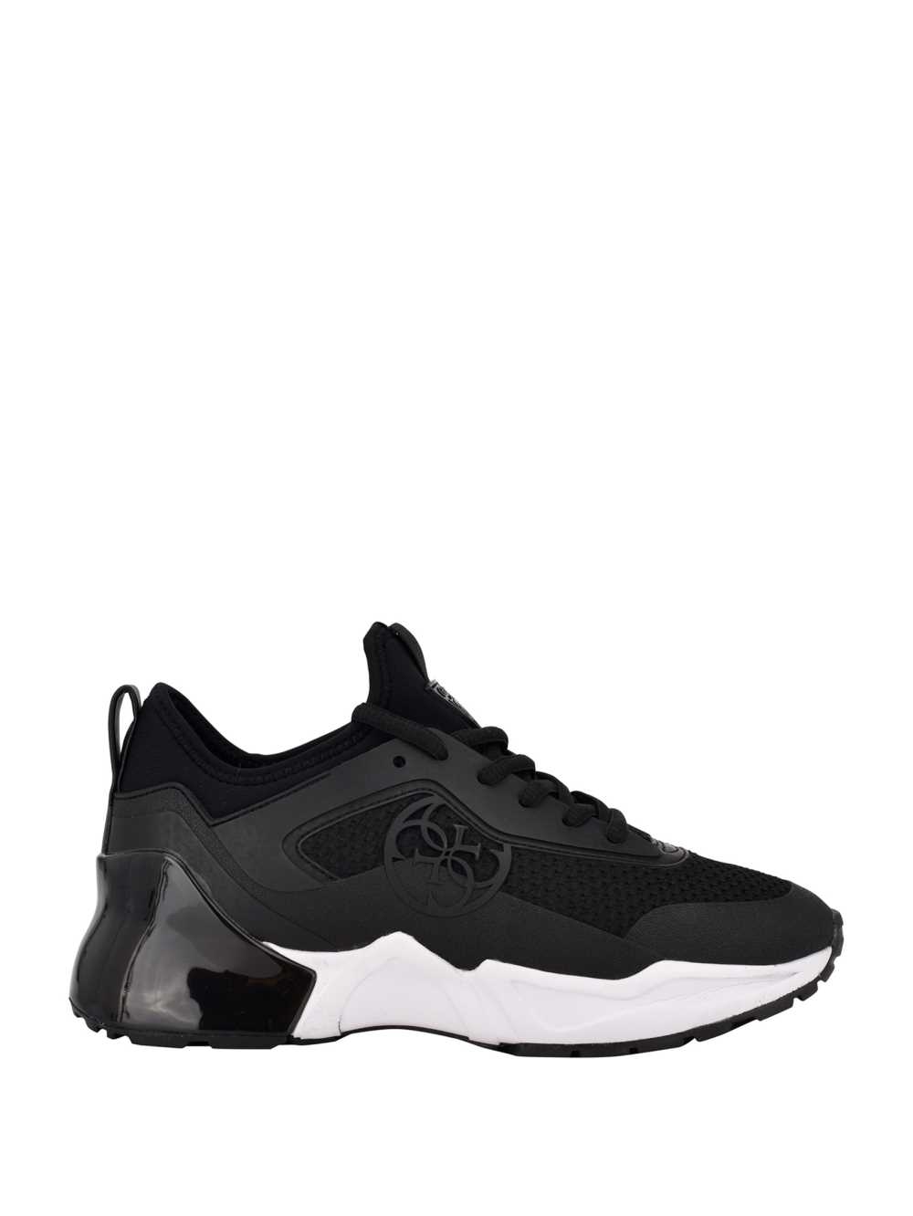 Black Women's Guess Teckie Quattro G Sneakers Australia Sale | 386VUHFTM