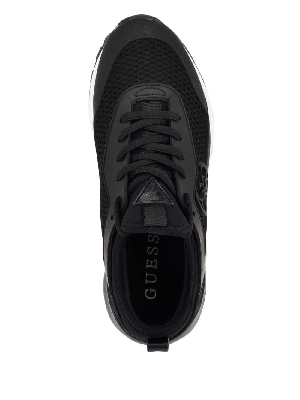 Black Women's Guess Teckie Quattro G Sneakers Australia Sale | 386VUHFTM