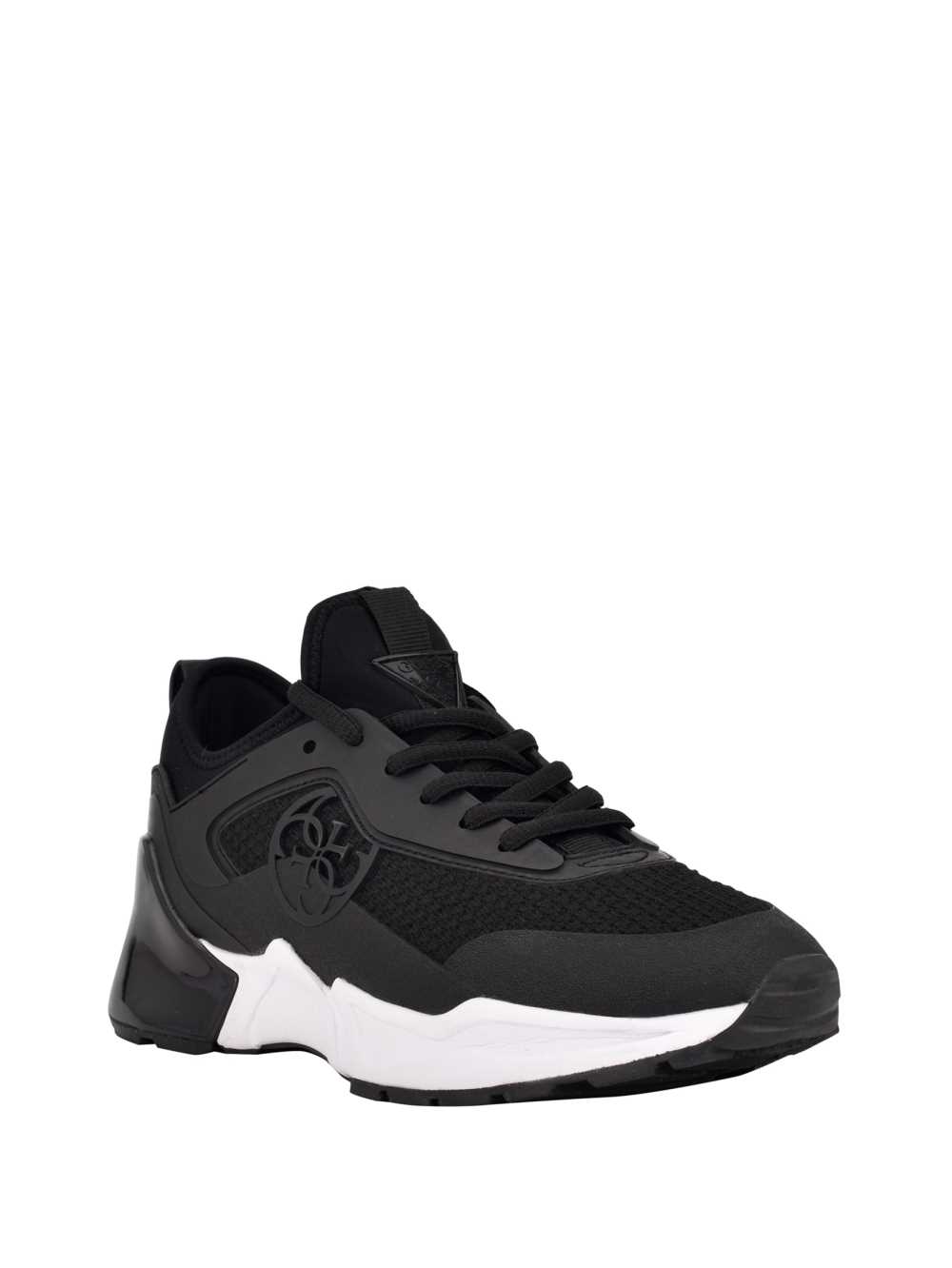 Black Women\'s Guess Teckie Quattro G Sneakers Australia Sale | 386VUHFTM