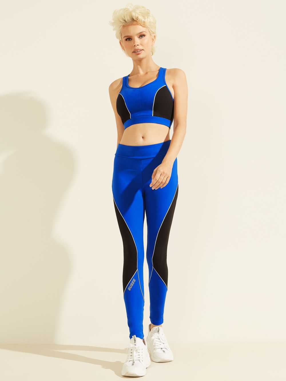 Blue Black Women's Guess Doreen Leggings Australia Sale | 513DXRNSE